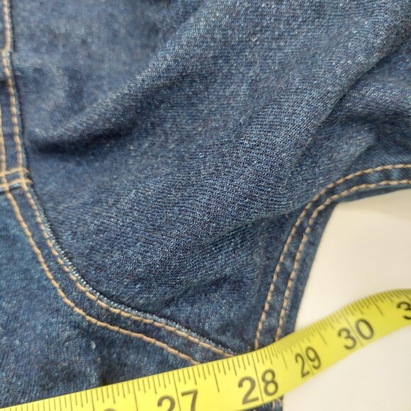 ROCAWEAR Mens Denim Jacket Size 2x Embroidery Length 30" - Picture 5 of 10